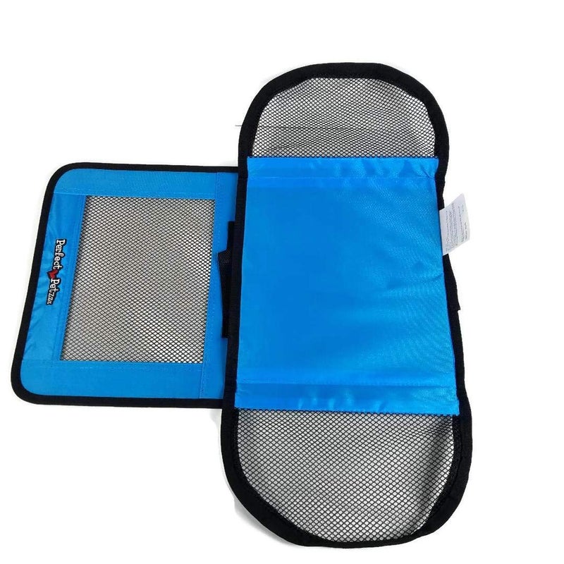 Perfect Petzzz Pet Travel Bag for Originals & Minis, Small Pet Carrier w/Mesh & Nylon Lining, Dog Carrier for Medium Dogs, Versatile Kitten Carrier & Puppy Carrier, Easy to Clean, Blue - Perfect Petzzz - Image 4